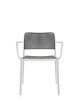 Audrey Chair White Black