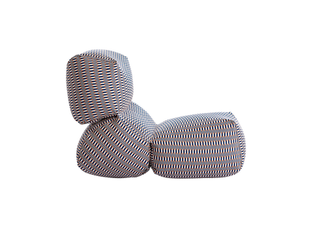 Gan Grapy Outdoor Soft Deco Seat Orange