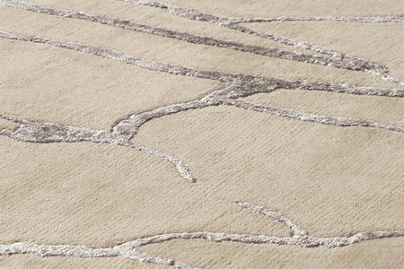 Serge Lesage Craquel Cream Grey carpet