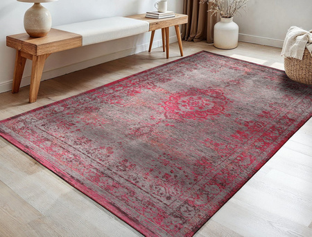 Louis de Poortere Fading World Medallion Pink Flash Carpet 8261