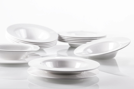 I.D. Ish By D'O Set of Soup Plates (4 pieces) White