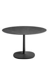 Multiplo Round Ø118 cm Stół Czarny Czarny Marquina