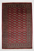 Wool Carpet Pakistan Bukhara Red 53528 203 x 292