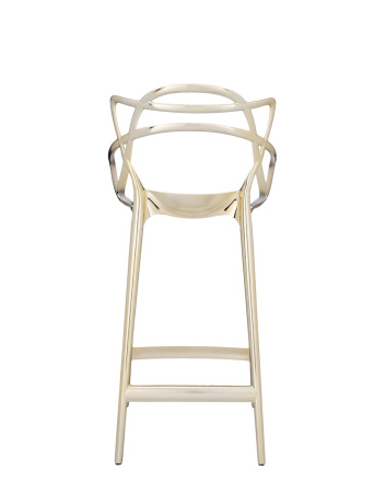 Masters Stool Metal 65 cm Krzesło Barowe Złoty