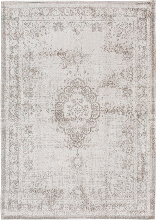 Louis de Poortere Fading World Medallion Salt & Pepper rug 8383