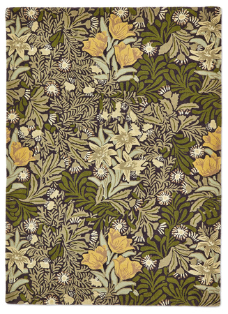 Morris&Co Morew Bower Twining Vine Green carpet 128207