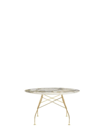 Glossy Round Ø128 cm Symphonie Gold Plated Table