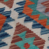 Dywan wełniany kilim afgański wielokolorowy 97812 83x59