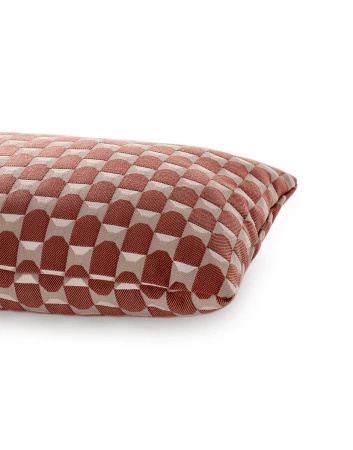 Cushion Outdoor Liberty Obi Check 48x32 cm Cushion Rust