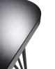 Max 190x90 cm Table on Wheels Anthracite Black
