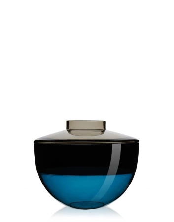 Shibuya Vase Gray Tinted Blue
