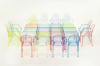 Loulou Ghost School Chair Pink