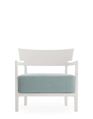 Cara Mat Outdoor Armchair White Green