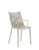 H.H.H. Upholstered Fabric Chair Green Lichen