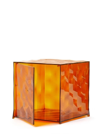 Optic Container with Door Amber