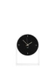 Air Du Temps Table Clock Transparent/Black
