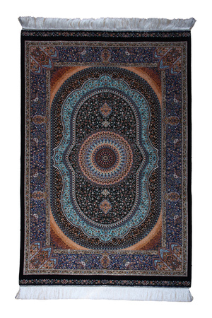 Iran Ghom Harir Silk Carpet 100x150 79680