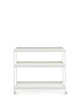 Trays 80 cm x 40 cm Trolley White