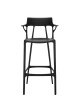 A.I. Stool Recycled 75 cm Bar Stool Black