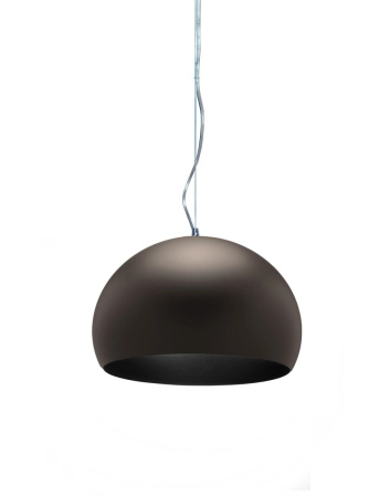 Small Fl/y Mat Pendant Lamp Brown