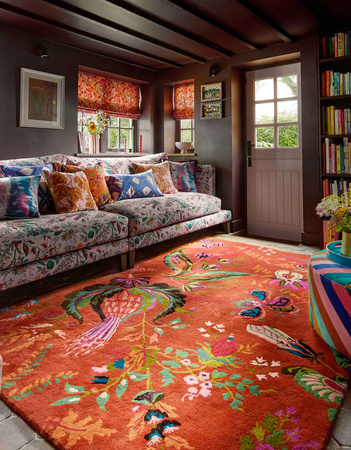 Harlequin Wonderland Floral Amber/Lapis Carpet 144713
