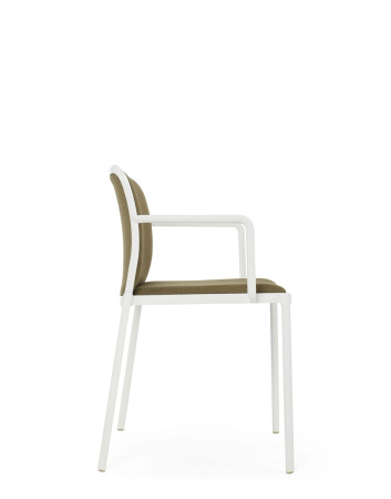 Audrey Soft Noma Chair White Mustard