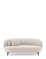 Lunam Curly Sofa White