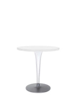 Top Top Round Outdoor Stolik Biały