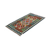 Wool kilim afghan rug multicolored 100025 133x78