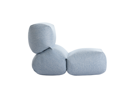Siedzisko Gan Grapy Outdoor Soft Vichy Blue