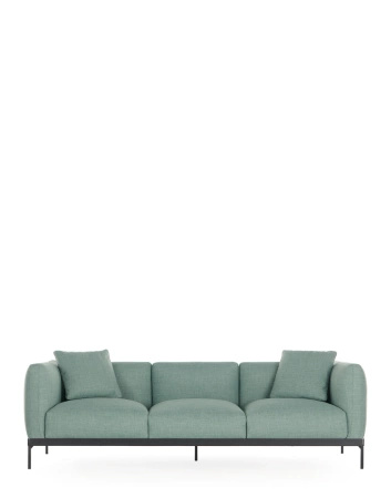 Asia Three-Seater Sofa (Panamino) Aquamarine