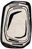 Dywan Toulemonde Bochart Fragment Noir et Blanc