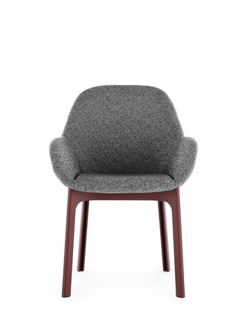 Clap Tissue Shirley Armchair Burgundy Grey