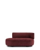 K-Waiting Dormeuse Chenille Lounger Maroon