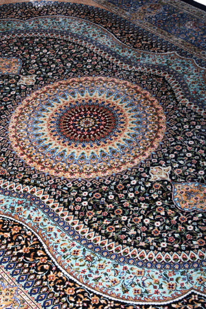 Iran Ghom Harir Silk Carpet 100x150 79680
