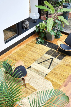 Toulemonde Bochart Atelier Gold carpet