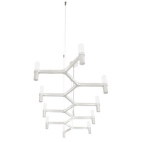 Nemo Crown Plana Linea White Pendant Lamp