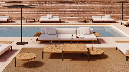 Gandiablasco Lademadera Round Coffee Table Ø94 cm