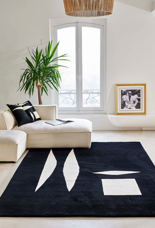 Toulemonde Bochart Nanquim Noir carpet