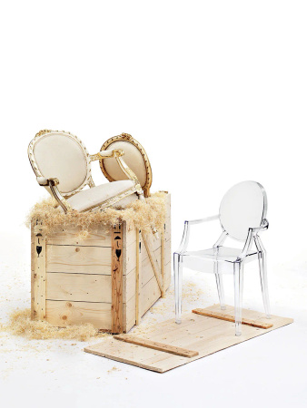 Louis Ghost Chair Green