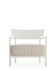 Cara Mat Outdoor Armchair White Beige