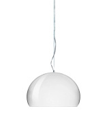 Small Fl/y Metal Pendant Lamp Chrome