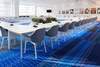 Clap Aquaclean Armchair White Blue