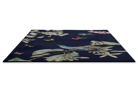Wedgwood Home Hummingbird Navy rug 037818