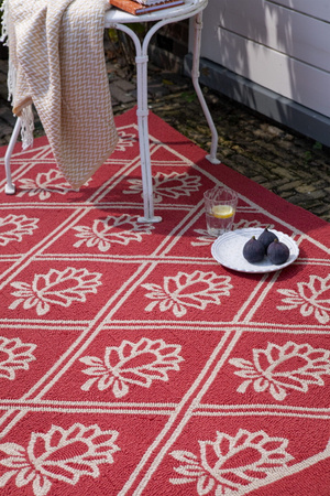 Laura Ashley Porchester Poppy Red Outdoor Carpet 480200