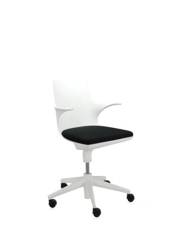 Spoon Chair Armchair White Black