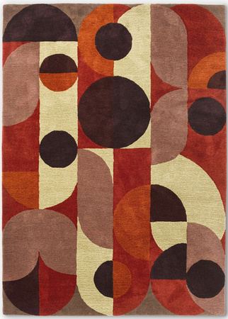 Brink&Campman Red Pale Green Carpet 095203