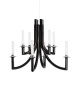 Khan Chandelier Black
