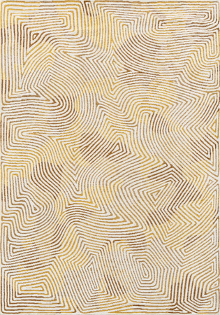 Louis de Poortere Coral Yellow Hippy Carpet 9799