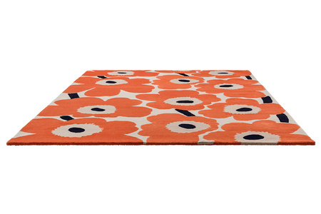 Marimekko Unikko Orange Red rug 132403
